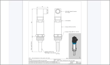 GA Drawing of Level Sensor