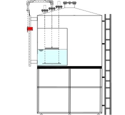 Overhead Tank x Scale mount at Tank Level