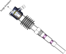 Discharge Device on Admittance Level Sensor