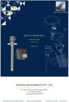 Rate of Flow Measurement Instruction Manual