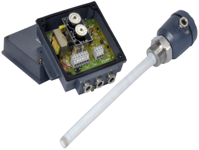 Coat-Endure: RF-Admittance Level Switch/Sensor for Stick Solids and Liquids Admittance based Level Sensor