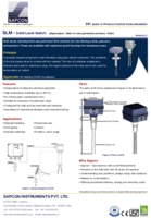 Vibrating Fork Level Sensor Datasheet