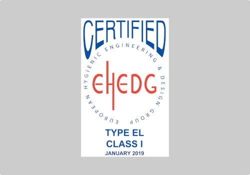 EHEDG certification for tuning fork level sensor
