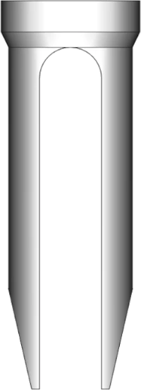 Hygienic finished tuning forks