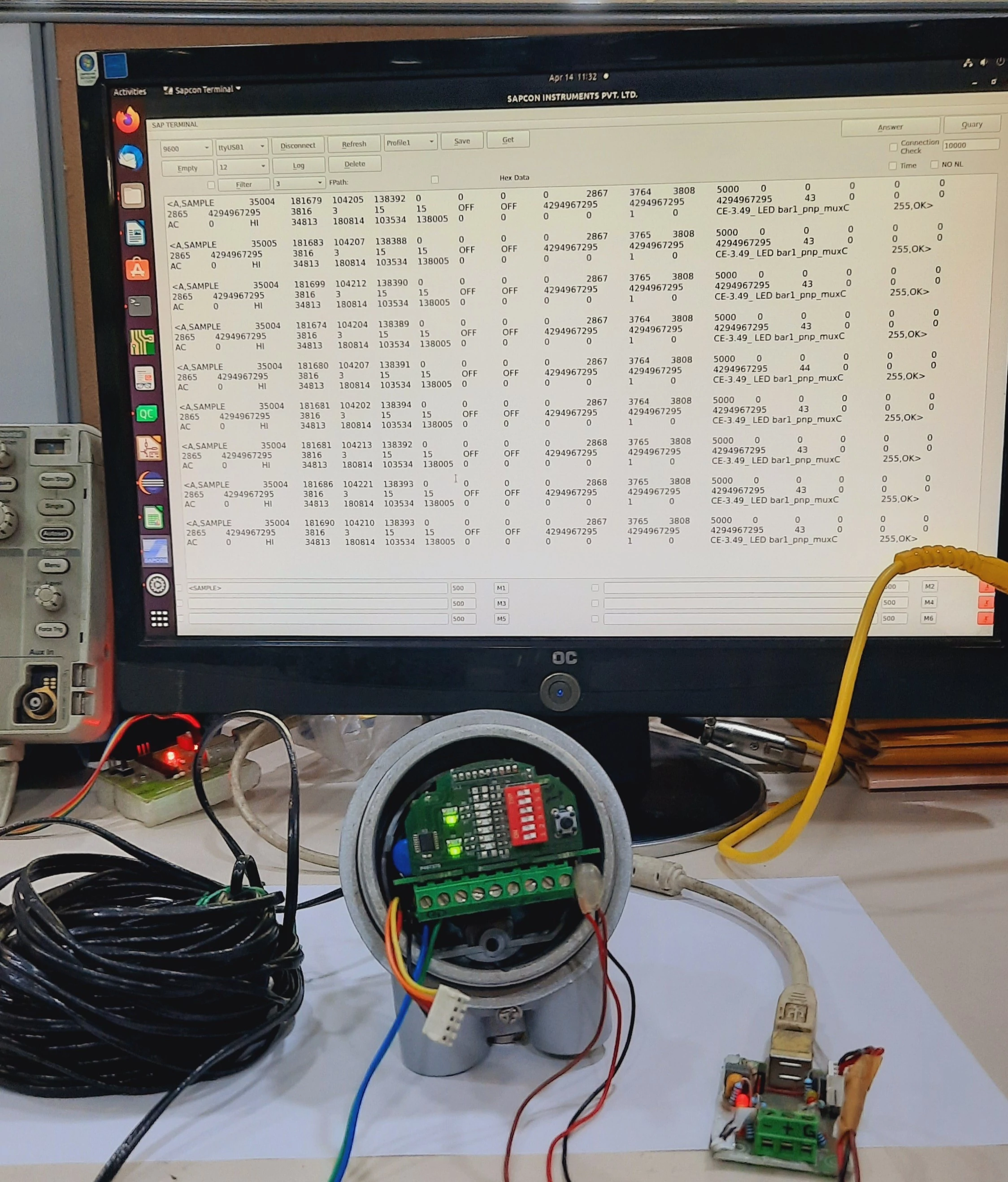 Sapcon Terminal Data