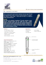 Vibe point level switch Datasheet