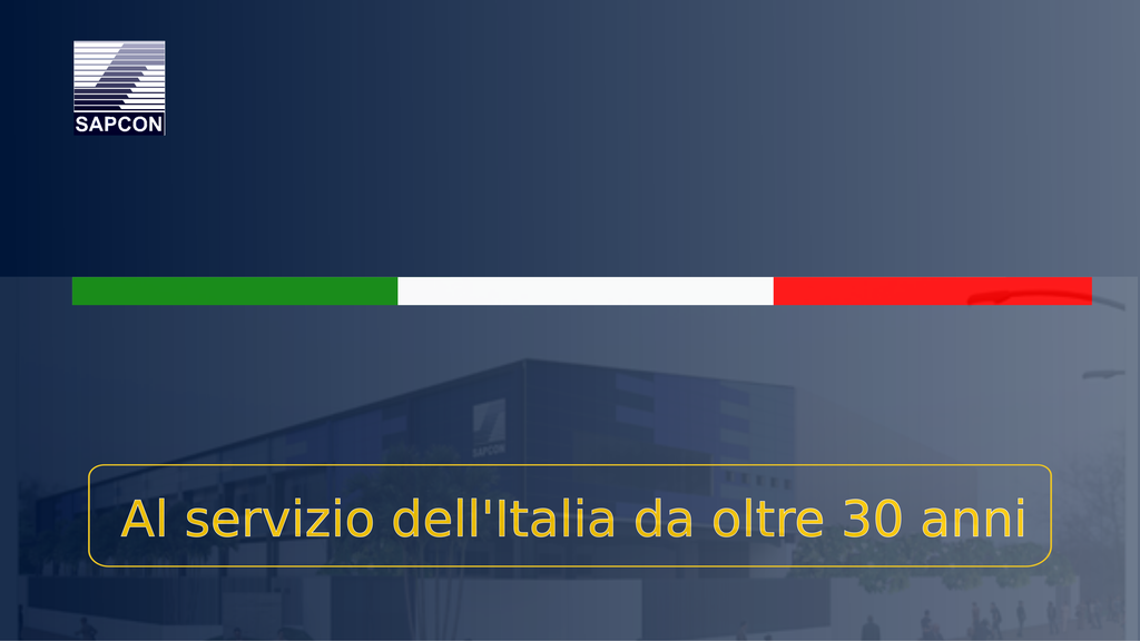 Customised sensor in Italy