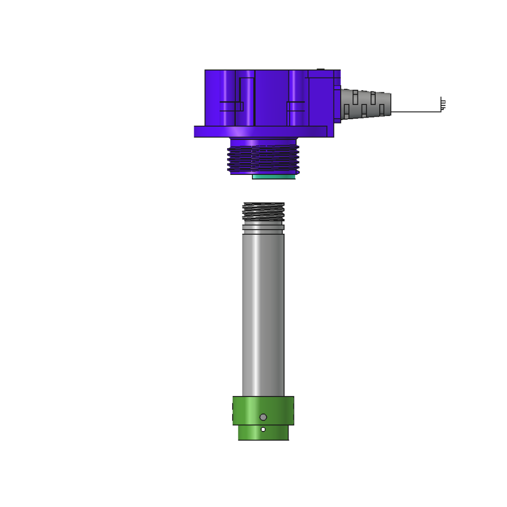 Split Head-Probe Design Split Head-Probe
