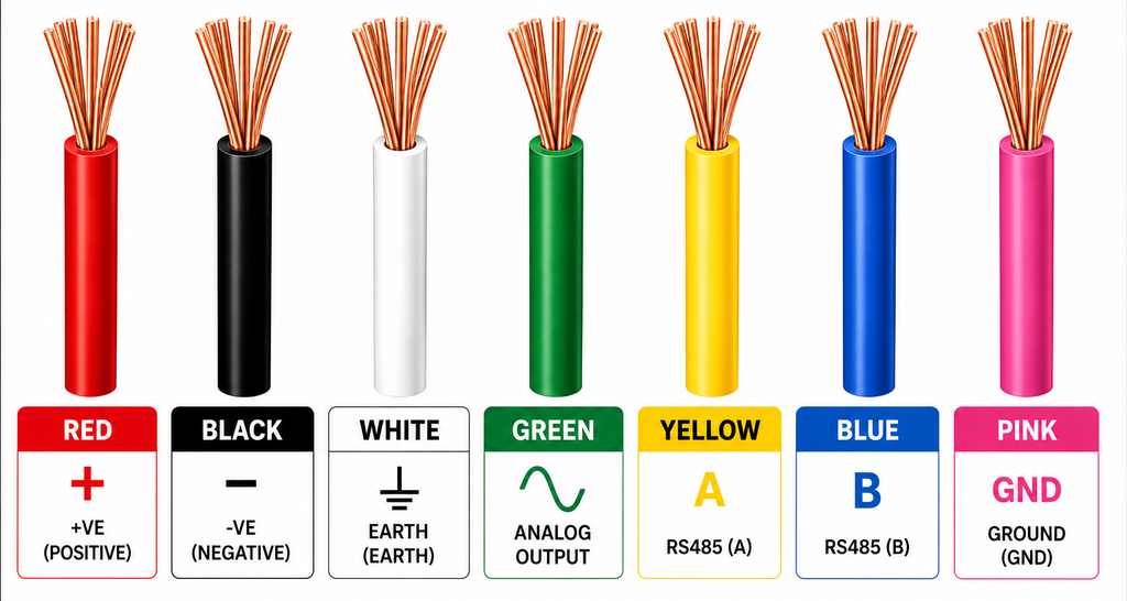 Color-Cided Cable Color-Coded Cable